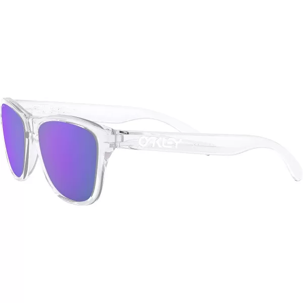imageOakley Kids Oj9006 Frogskins Xs Square SunglassesPolished ClearPrizm Violet