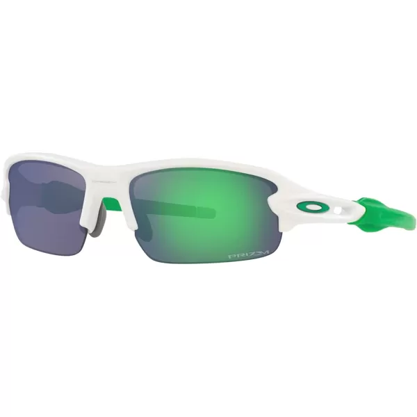 imageOakley Kids Oj9008 Flak XXS Square SunglassesMatte WhitePrizm Jade