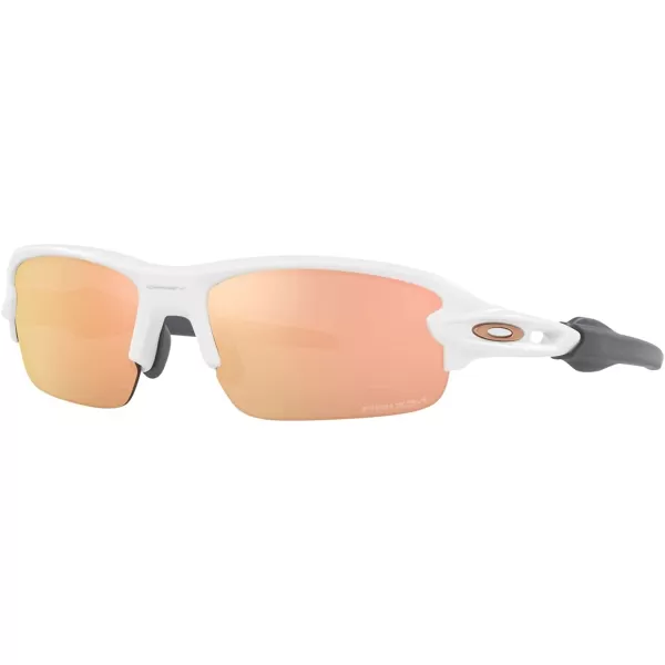 imageOakley Kids Oj9008 Flak XXS Square SunglassesMatte WhitePrizm Rose Gold
