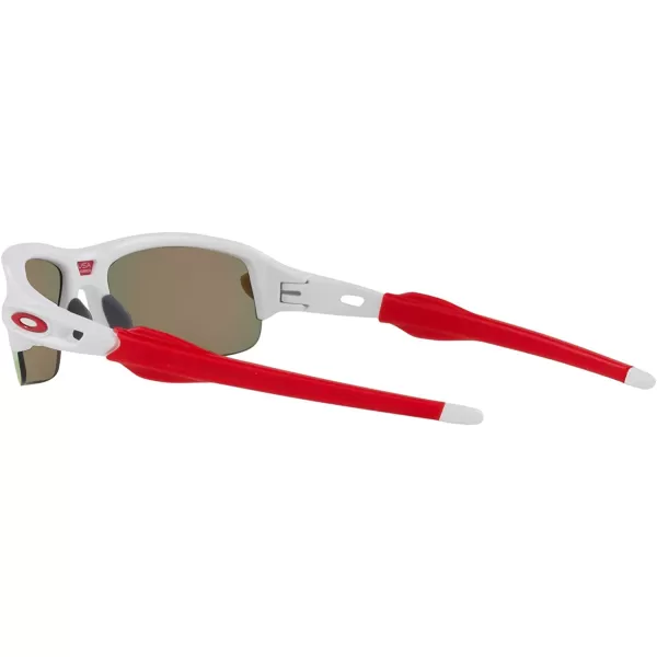 imageOakley Kids Oj9008 Flak XXS Square SunglassesMatte WhitePrizm Ruby