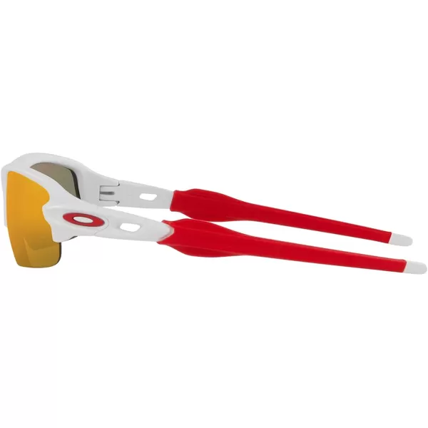imageOakley Kids Oj9008 Flak XXS Square SunglassesMatte WhitePrizm Ruby