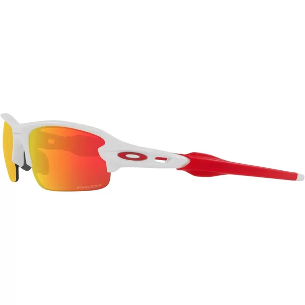 imageOakley Kids Oj9008 Flak XXS Square SunglassesMatte WhitePrizm Ruby