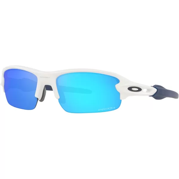 imageOakley Kids Oj9008 Flak XXS Square SunglassesMatte WhitePrizm Sapphire