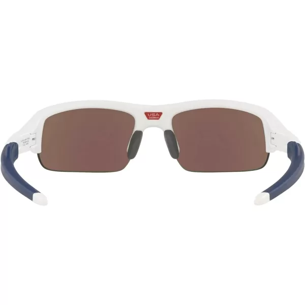 imageOakley Kids Oj9008 Flak XXS Square SunglassesMatte WhitePrizm Sapphire