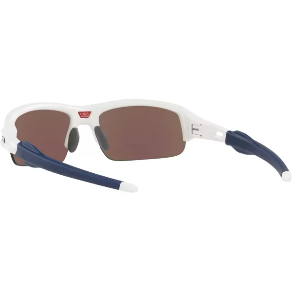 imageOakley Kids Oj9008 Flak XXS Square SunglassesMatte WhitePrizm Sapphire