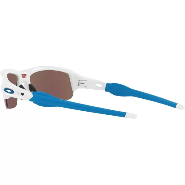 imageOakley Kids Oj9008 Flak XXS Square SunglassesPolished WhitePrizm Sapphire