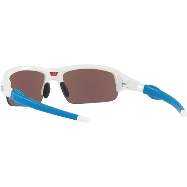 imageOakley Kids Oj9008 Flak XXS Square SunglassesPolished WhitePrizm Sapphire