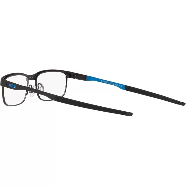 imageOakley Kids Oy3002 Steel Plate Xs Rectangular Prescription Eyewear FramesSatin Black on BlueDemo Lens