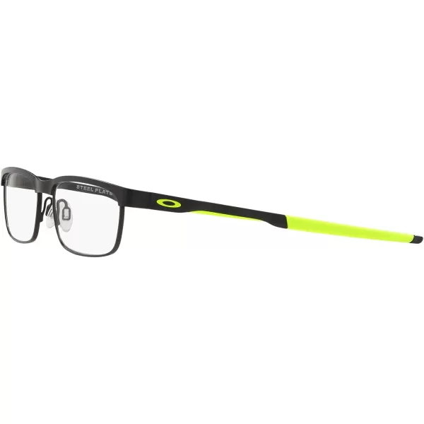 imageOakley Kids Oy3002 Steel Plate Xs Rectangular Prescription Eyewear FramesSatin Black on GreenDemo Lens