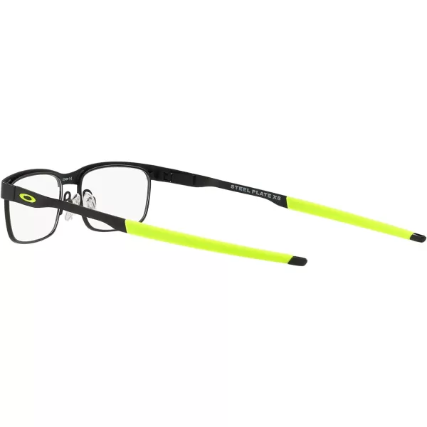 imageOakley Kids Oy3002 Steel Plate Xs Rectangular Prescription Eyewear FramesSatin Black on GreenDemo Lens