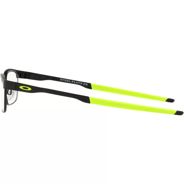 imageOakley Kids Oy3002 Steel Plate Xs Rectangular Prescription Eyewear FramesSatin Black on GreenDemo Lens