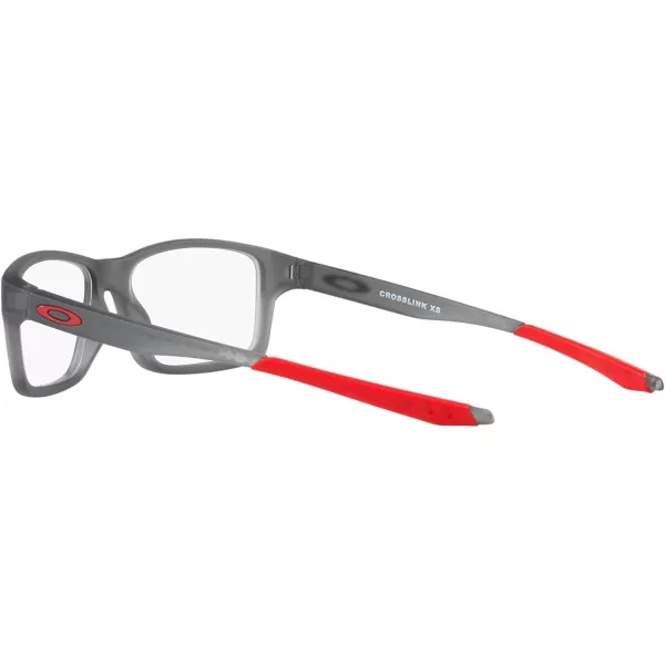 imageOakley Kids Oy8002 Crosslink Xs Square Prescription Eyewear FramesSatin Grey SmokeDemo Lens