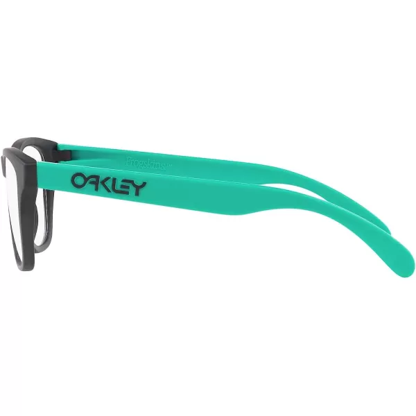 imageOakley Kids Oy8009 Frogskins Xs Square Prescription Eyewear FramesSatin Black on TealDemo Lens