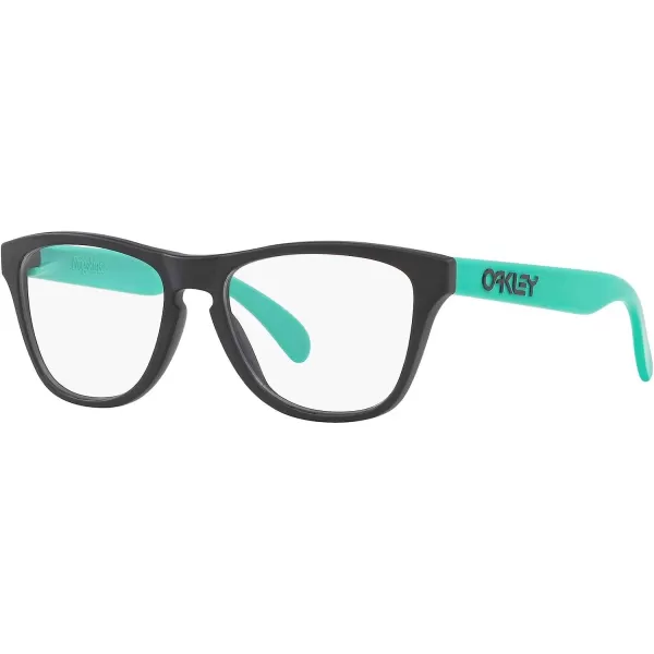 imageOakley Kids Oy8009 Frogskins Xs Square Prescription Eyewear FramesSatin Black on TealDemo Lens