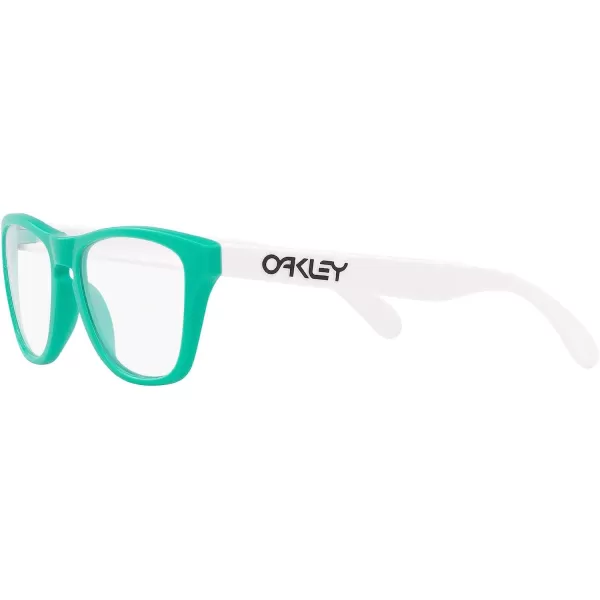 imageOakley Kids Oy8009 Frogskins Xs Square Prescription Eyewear FramesSatin CelesteDemo Lens