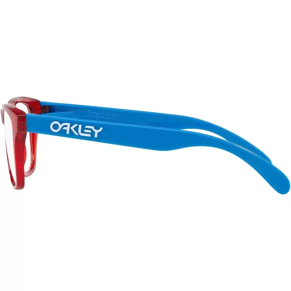 imageOakley Kids Oy8009 Frogskins Xs Square Prescription Eyewear FramesTranslucent RedDemo Lens