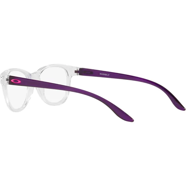 imageOakley Kids Oy8022 Humbly Round Prescription Eyewear FramesPolished ClearDemo Lens