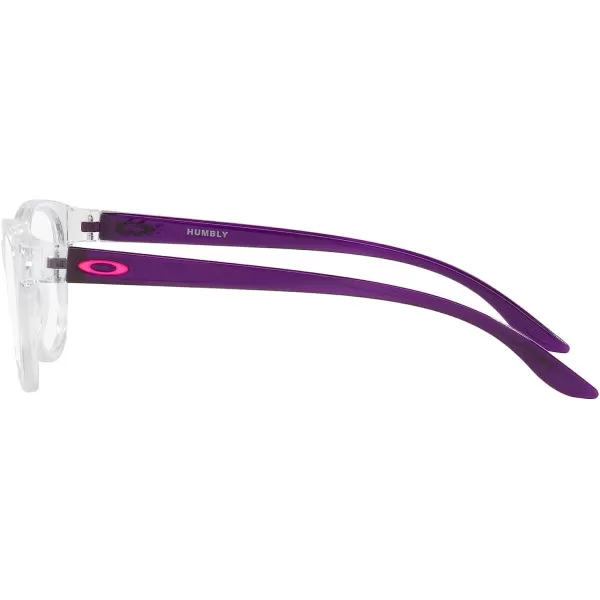 imageOakley Kids Oy8022 Humbly Round Prescription Eyewear FramesPolished ClearDemo Lens
