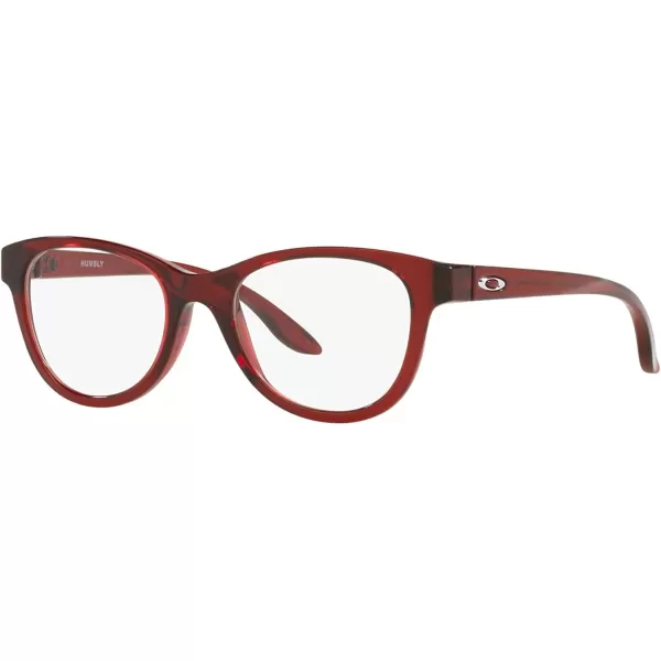imageOakley Kids Oy8022 Humbly Round Prescription Eyewear FramesPolished Transparent BrickDemo Lens
