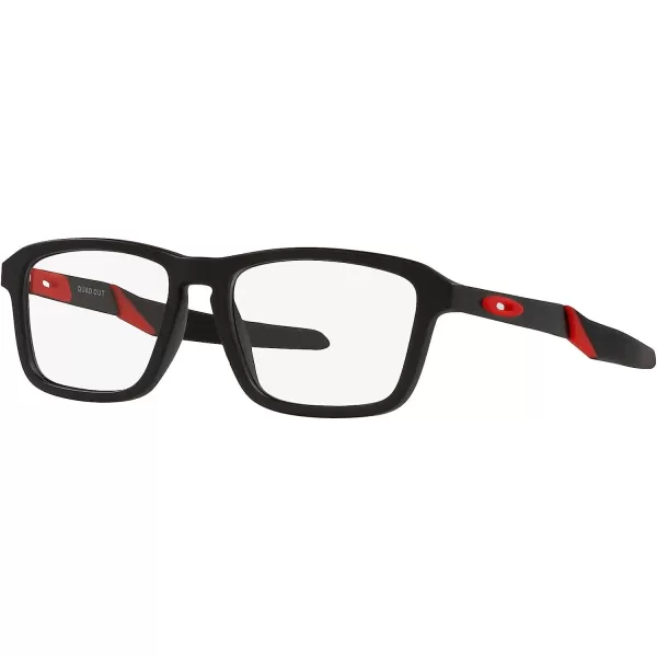 imageOakley Kids Oy8023 Quad Out Rectangular Prescription Eyewear FramesSatin BlackDemo Lens