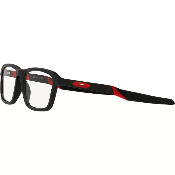 imageOakley Kids Oy8023 Quad Out Rectangular Prescription Eyewear FramesSatin BlackDemo Lens