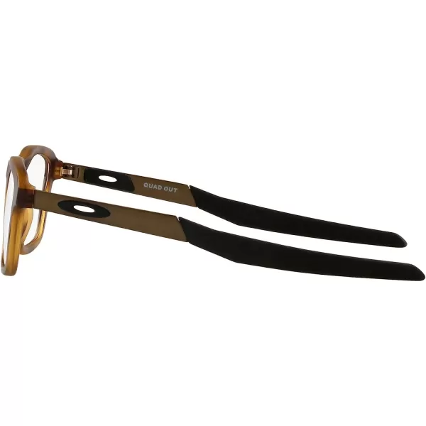 imageOakley Kids Oy8023 Quad Out Rectangular Prescription Eyewear FramesSatin Brown TortoiseDemo Lens