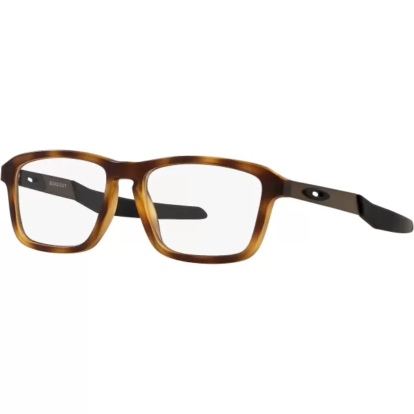 imageOakley Kids Oy8023 Quad Out Rectangular Prescription Eyewear FramesSatin Brown TortoiseDemo Lens
