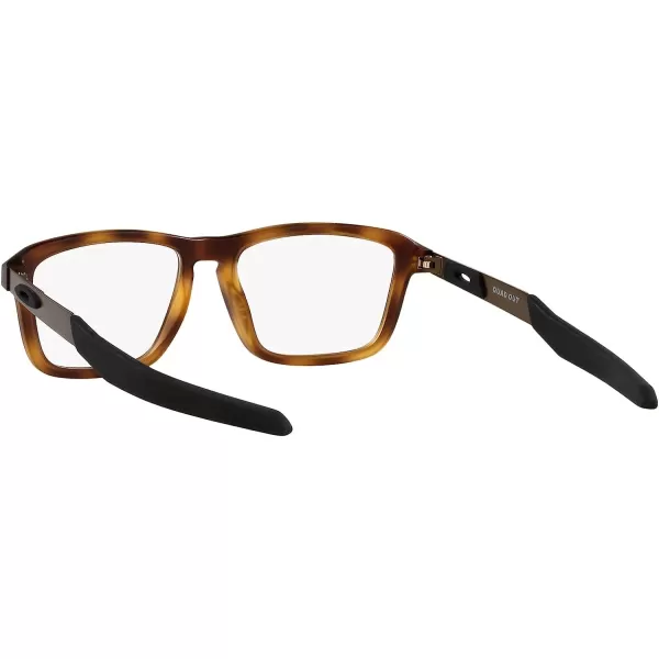 imageOakley Kids Oy8023 Quad Out Rectangular Prescription Eyewear FramesSatin Brown TortoiseDemo Lens