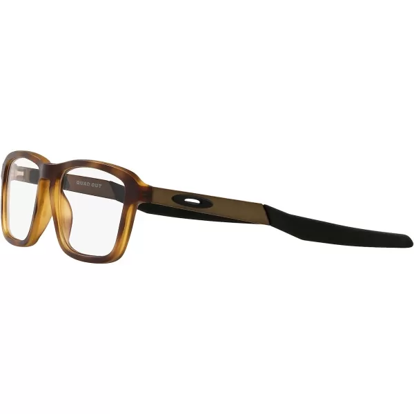 imageOakley Kids Oy8023 Quad Out Rectangular Prescription Eyewear FramesSatin Brown TortoiseDemo Lens