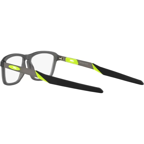 imageOakley Kids Oy8023 Quad Out Rectangular Prescription Eyewear FramesSatin Grey SmokeDemo Lens