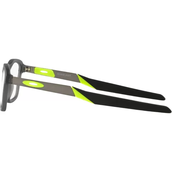 imageOakley Kids Oy8023 Quad Out Rectangular Prescription Eyewear FramesSatin Grey SmokeDemo Lens