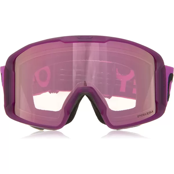 imageOakley Line Miner Snow Goggle LargeSized FitB1b Ultra Purple PRIZM Snow HI Pink