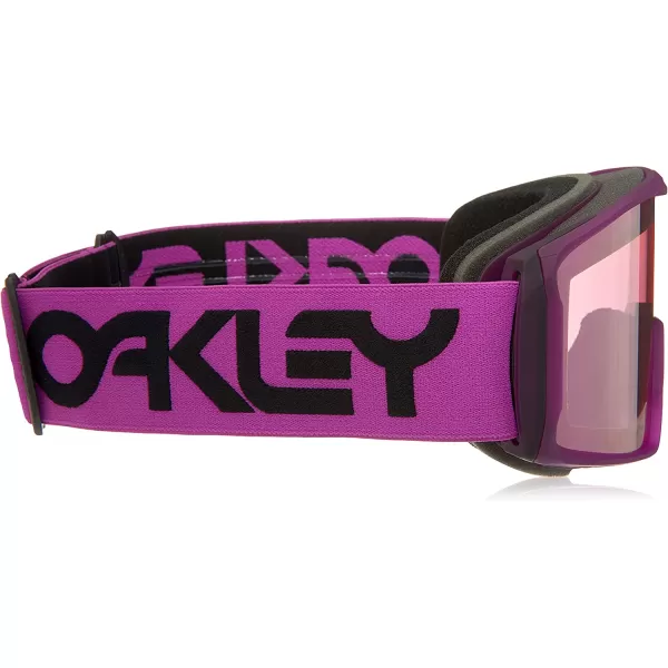 imageOakley Line Miner Snow Goggle LargeSized FitB1b Ultra Purple PRIZM Snow HI Pink