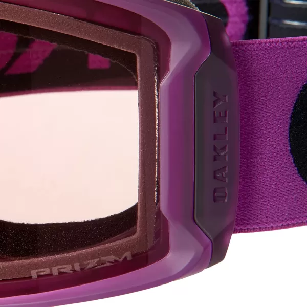 imageOakley Line Miner Snow Goggle LargeSized FitB1b Ultra Purple PRIZM Snow HI Pink