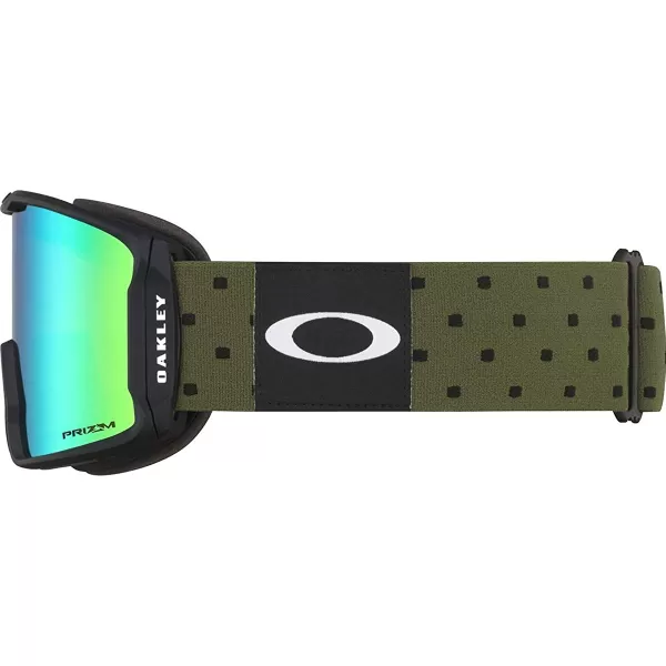 imageOakley Line Miner Snow Goggle LargeSized FitBlockography Dark Brush Prizm Snow Jade Iridium