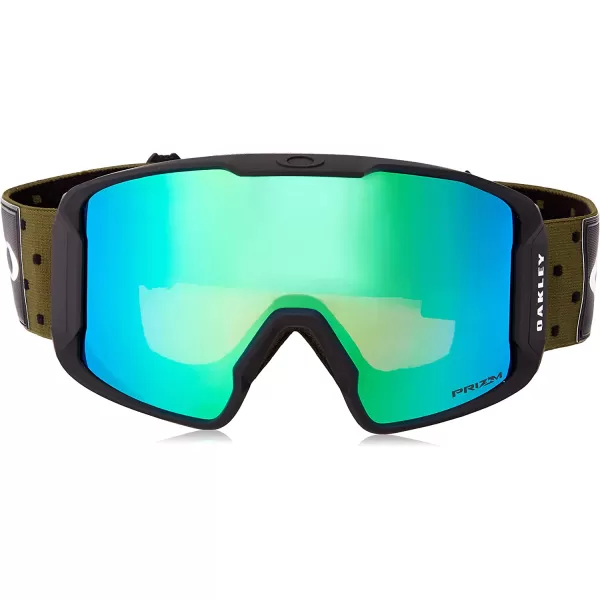 imageOakley Line Miner Snow Goggle LargeSized FitBlockography Dark Brush Prizm Snow Jade Iridium
