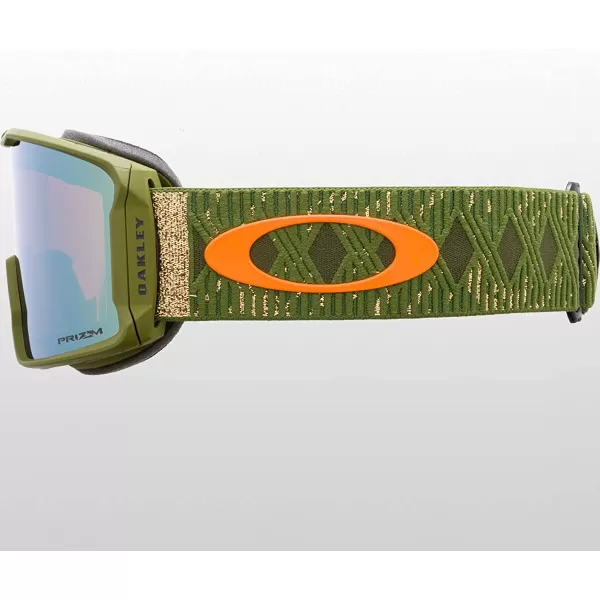 imageOakley Line Miner Snow Goggle LargeSized FitGreen Prizm Sage Gold Iridium