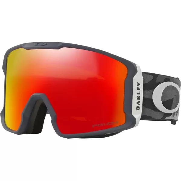 imageOakley Line Miner Snow Goggle LargeSized FitIron Brick Prizm Torch Iridium
