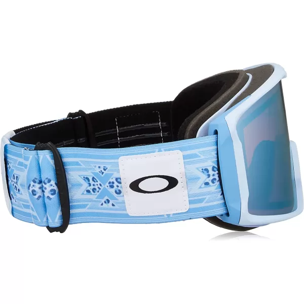 imageOakley Line Miner Snow Goggle LargeSized FitJamie Sig Blue Print PRIZM Snow Sapphire Iridium