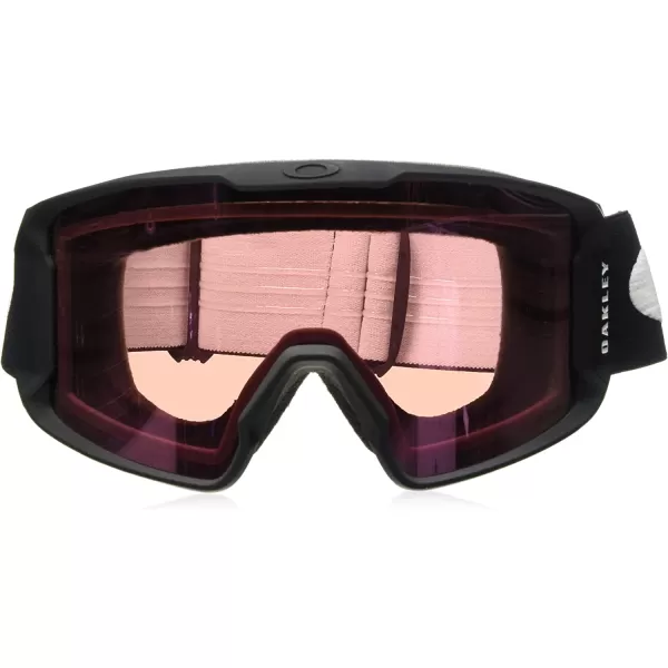 imageOakley Line Miner Snow Goggle LargeSized FitMatte Black PRIZM Snow HI Pink