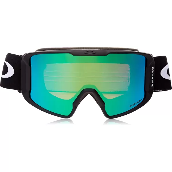 imageOakley Line Miner Snow Goggle LargeSized FitMatte Black PRIZM Snow Jade Iridium