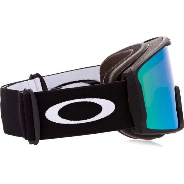 imageOakley Line Miner Snow Goggle LargeSized FitMatte Black PRIZM Snow Jade Iridium