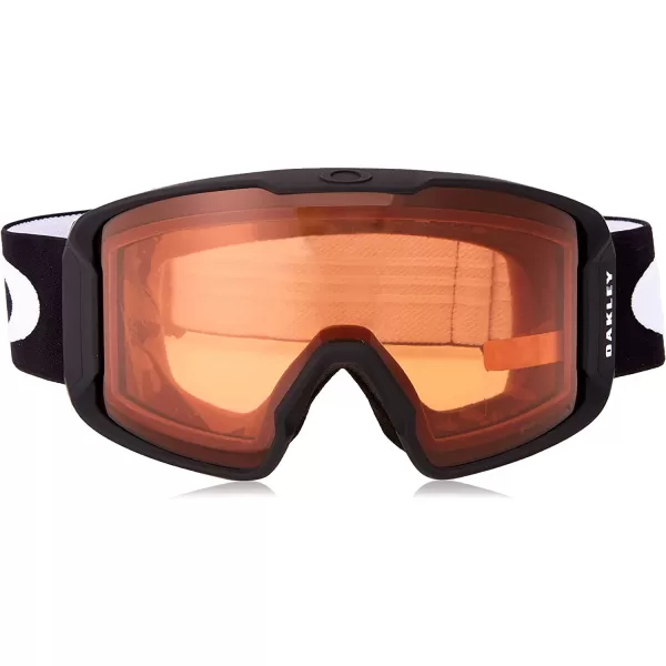 imageOakley Line Miner Snow Goggle LargeSized FitMatte Black PRIZM Snow Persimmon