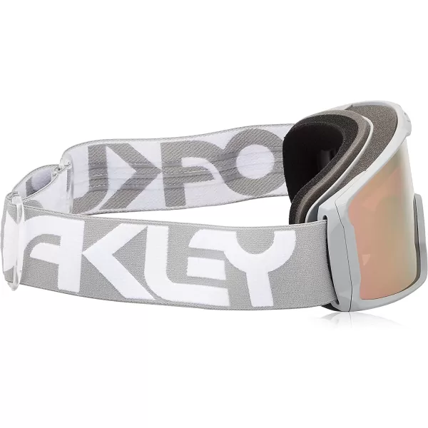 imageOakley Line Miner Snow Goggle LargeSized FitMatte Grey Prizm Rose Gold Iridium