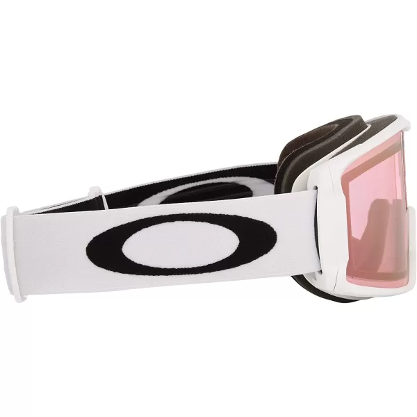 imageOakley Line Miner Snow Goggle LargeSized FitMatte White PRIZM Snow HI Pink