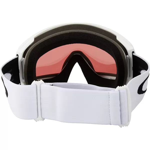 imageOakley Line Miner Snow Goggle LargeSized FitMatte White Prizm Garnet Prizm Snow Garnet