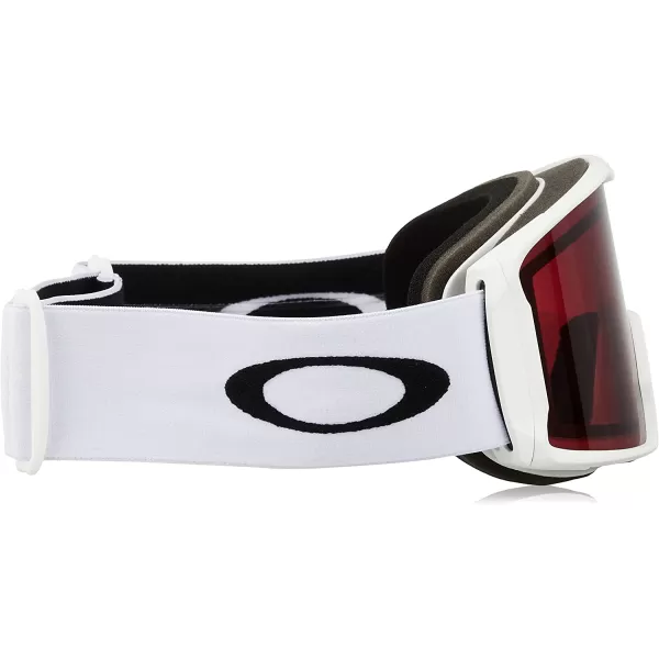imageOakley Line Miner Snow Goggle LargeSized FitMatte White Prizm Garnet Prizm Snow Garnet