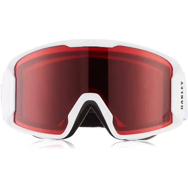 imageOakley Line Miner Snow Goggle LargeSized FitMatte White Prizm Rose