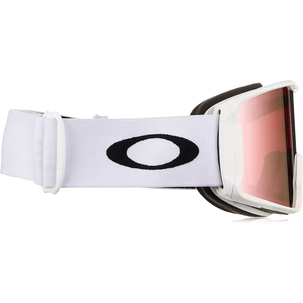 imageOakley Line Miner Snow Goggle LargeSized FitMatte White Prizm Rose Gold Iridium