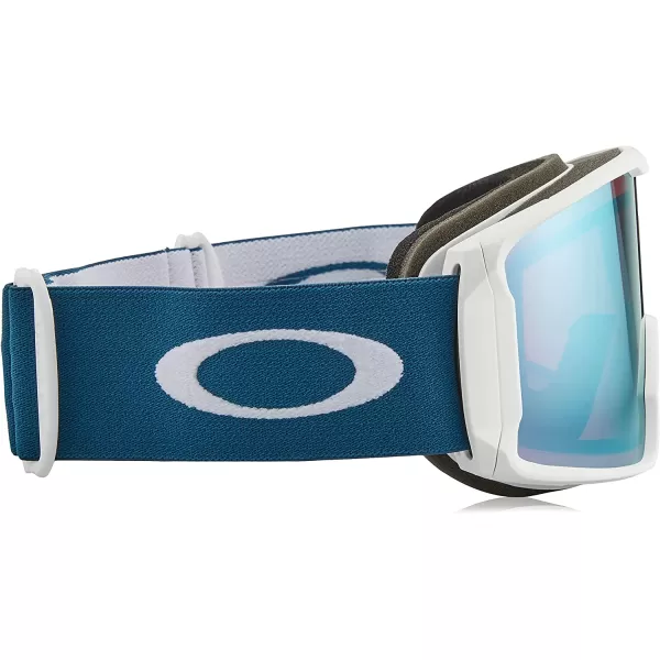 imageOakley Line Miner Snow Goggle LargeSized FitPoseidon PRIZM Snow Sapphire Iridium